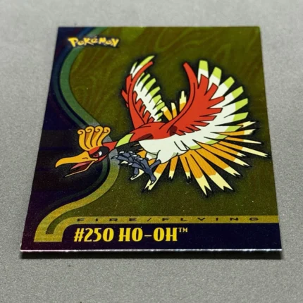 Ho-Oh #250 2001 TOPPS Pokemon JOHTO LEAGUE CHAMP. Set Holo Foil Card LOW POP 🔥