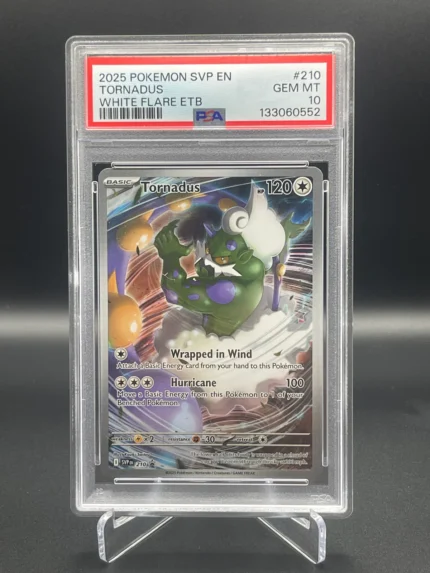 PSA 10 Gem Mint Pokémon Tornadus SVP 210 Card