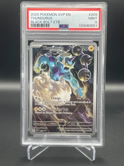 PSA 9 Mint Thundurus SVP 209 Pokémon Card